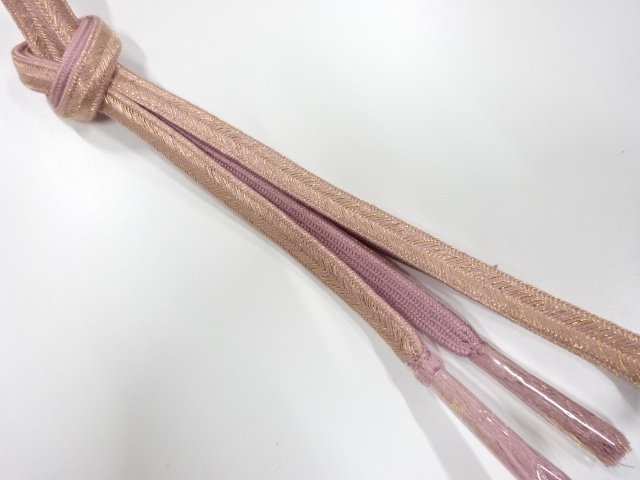 未使用品　正絹　手組帯締め